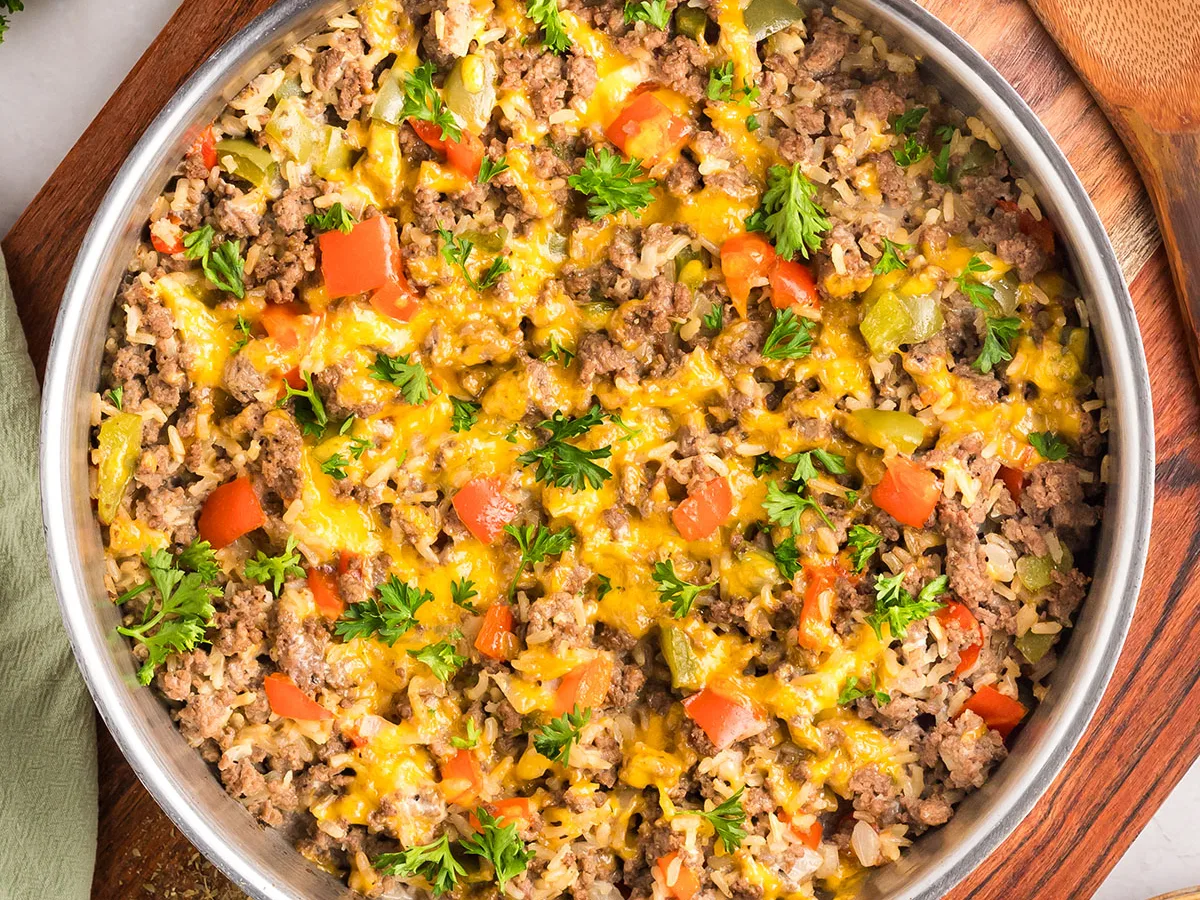 Hamburger Rice Skillet