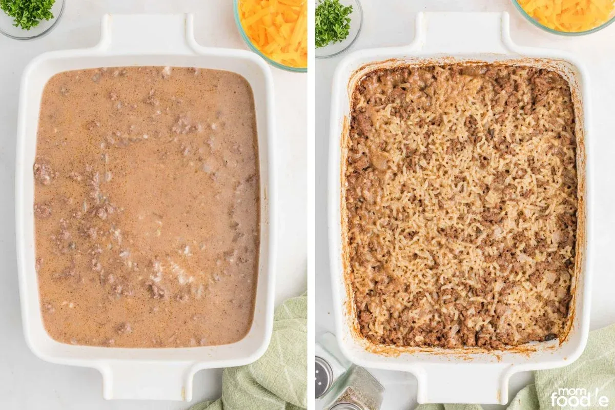 Beef And Rice Casserole