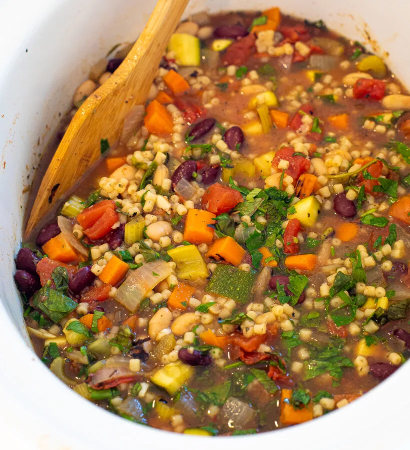 Minestrone Soup For "Crockpot" Cooker