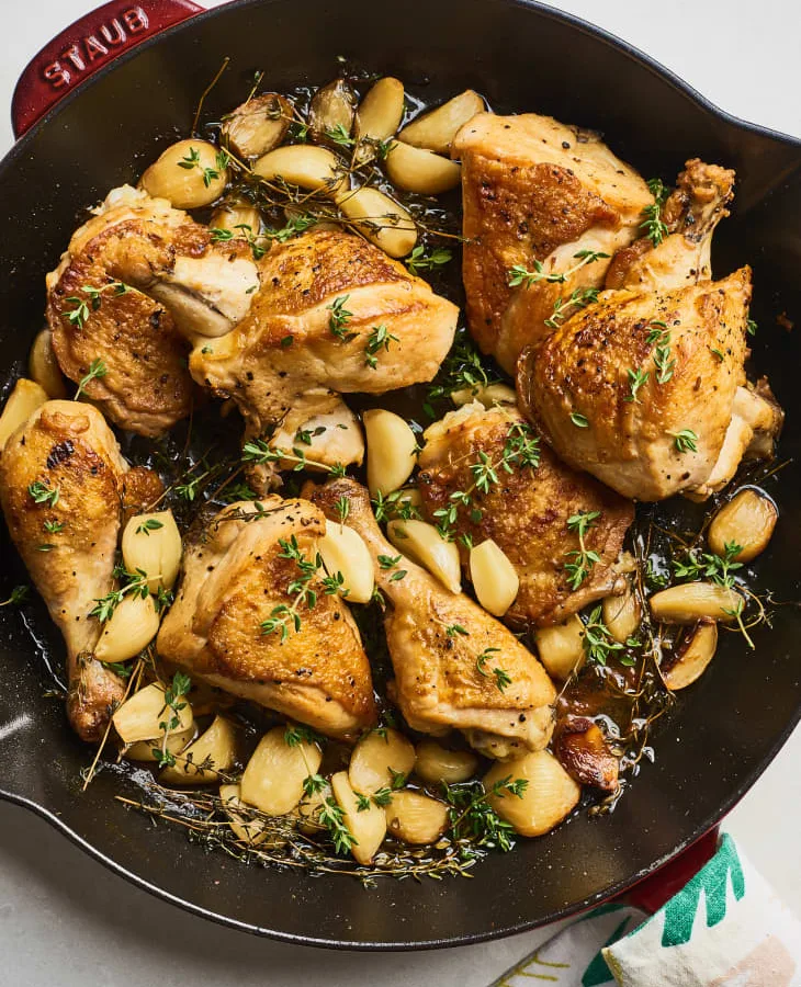 40 cloves and a chicken