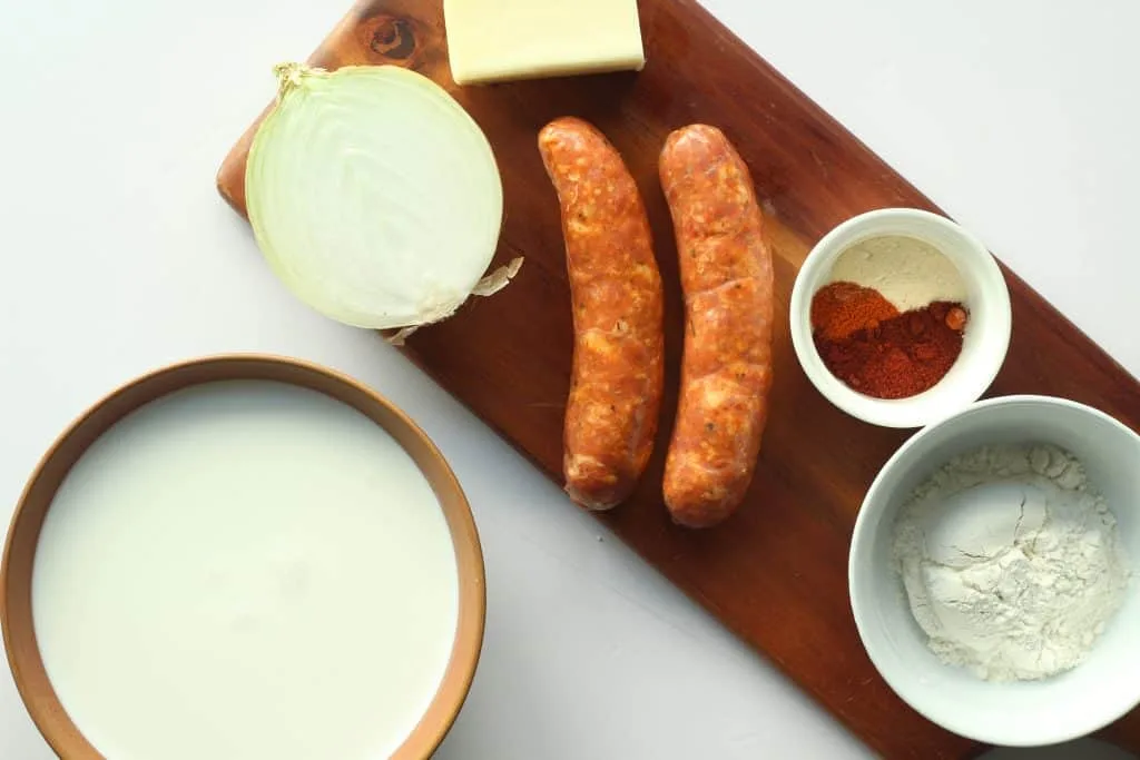 Andouille Smoked Sausage in Red Gravy