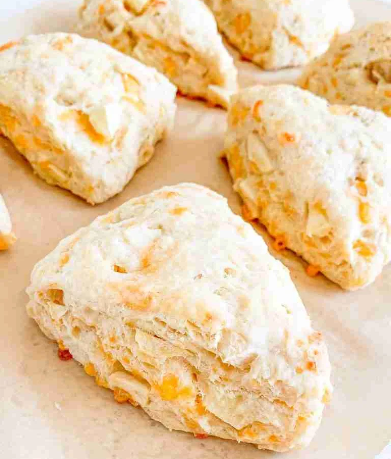 Apple Cheddar Scones