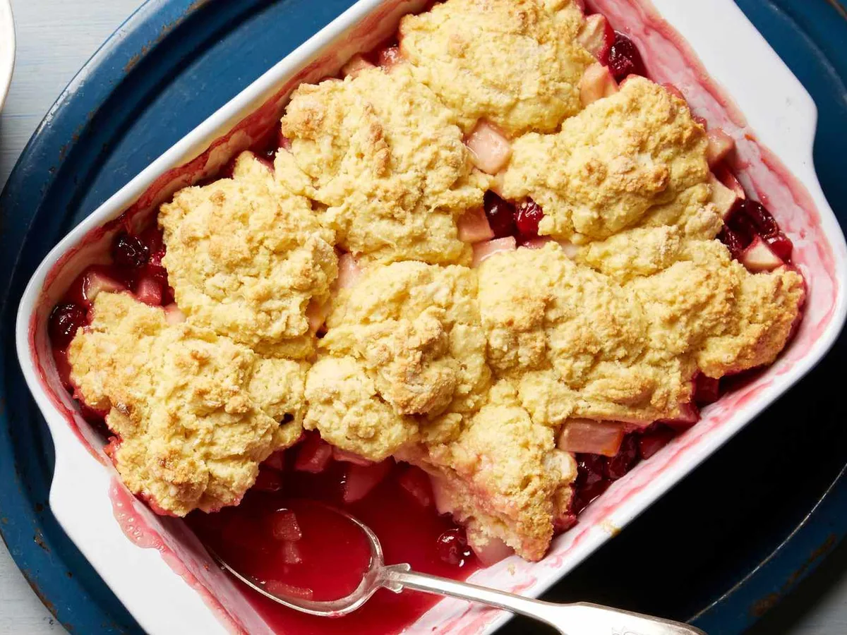 Apple/Cranberry Cobbler