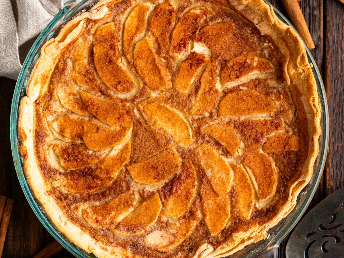 Apple Custard Pie