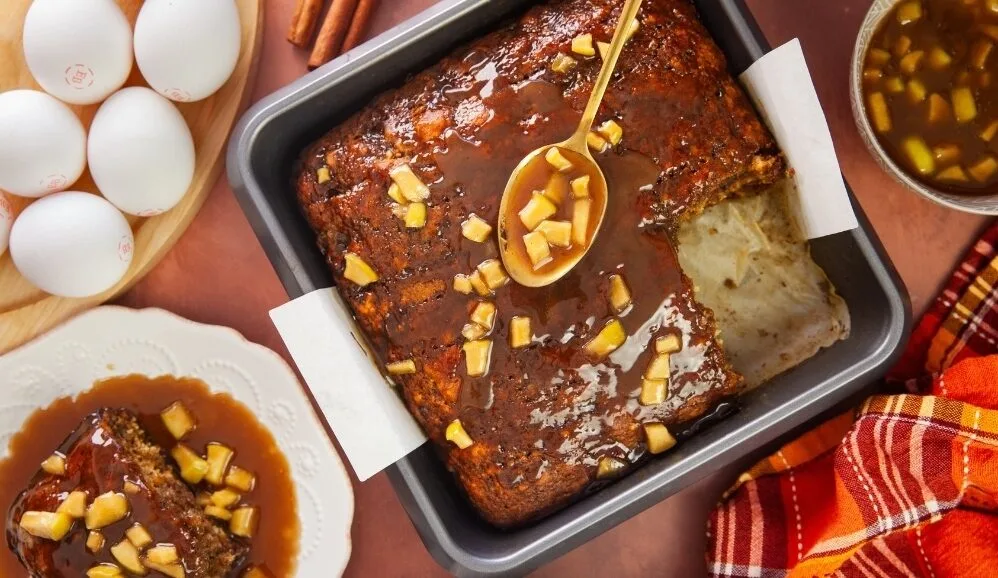 Apple Date Pudding