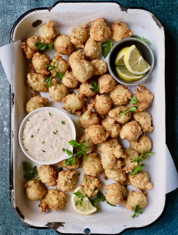 Artichoke And Crab Beignets With Remoulade