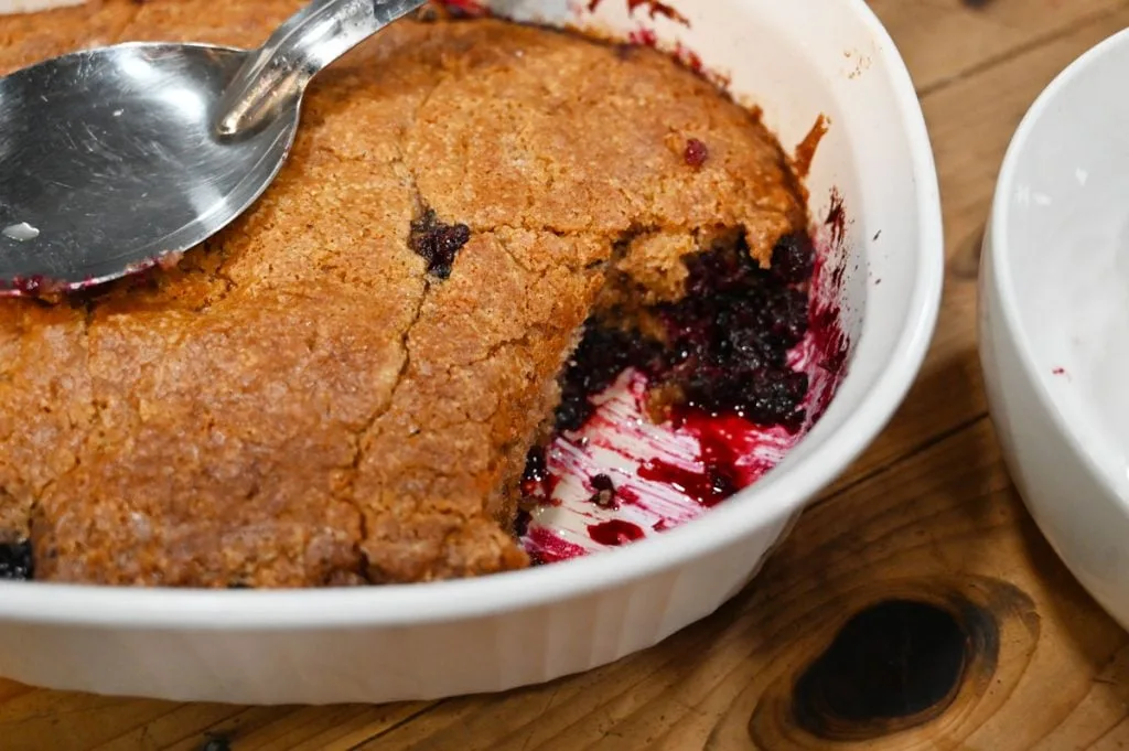 Aunt Ivy’s Three Fruit Cobbler
