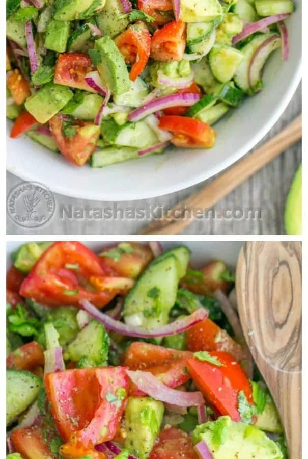 Cucumber and Avocado Salad