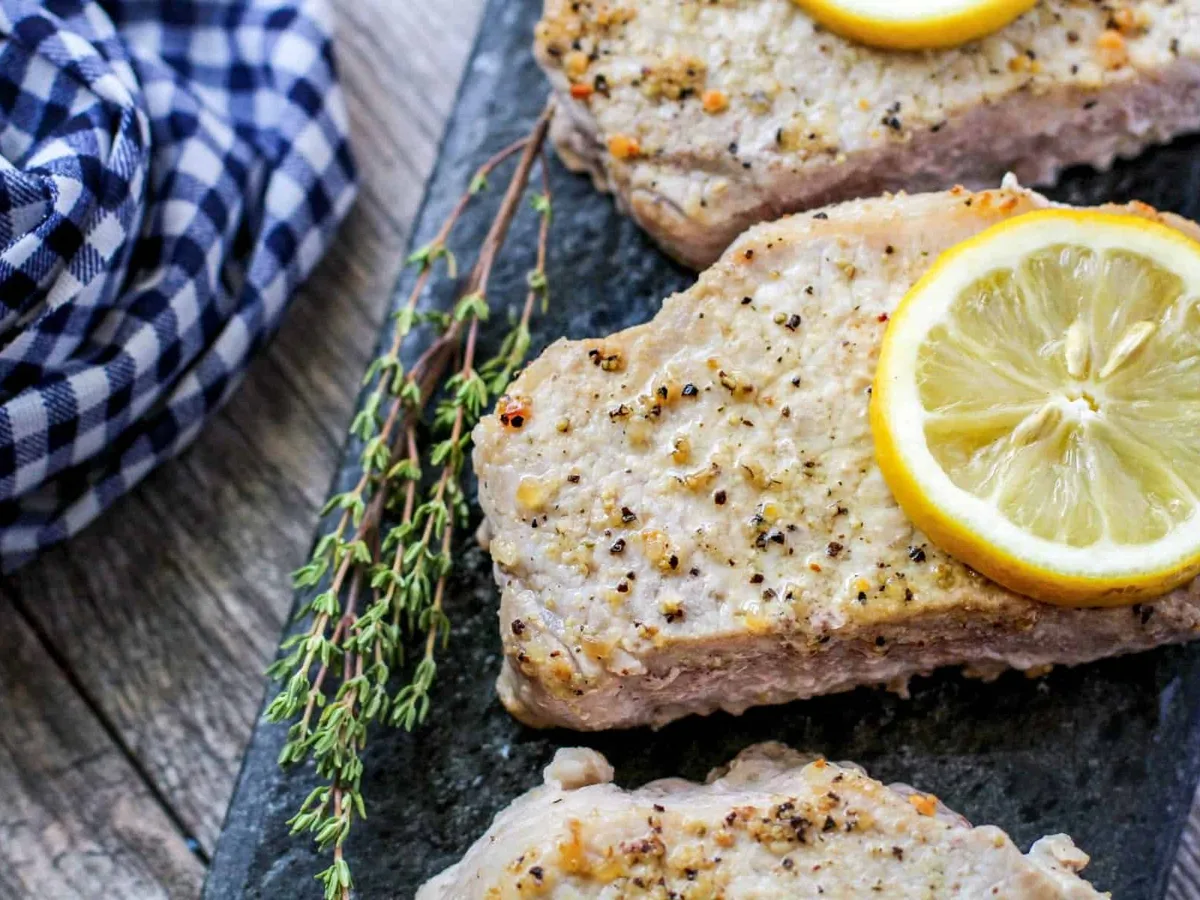 Baked Lemon Pork Chops