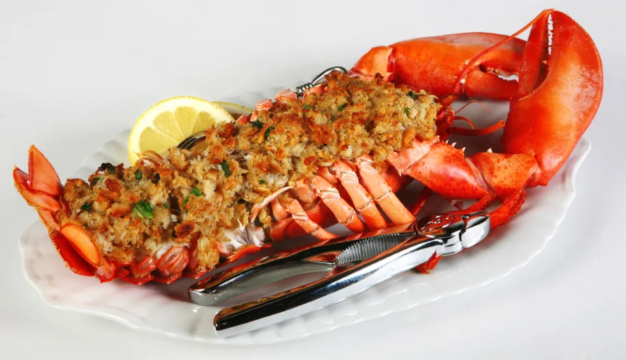Baked Stuffed Lobster