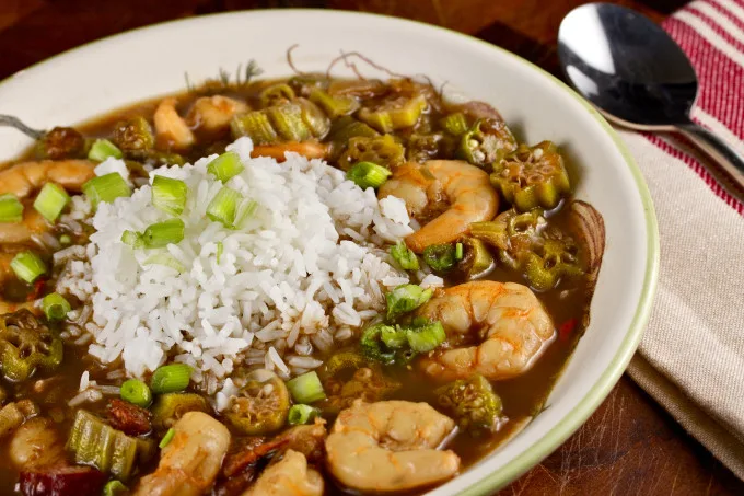 Baked Vegetable Gumbo Creole