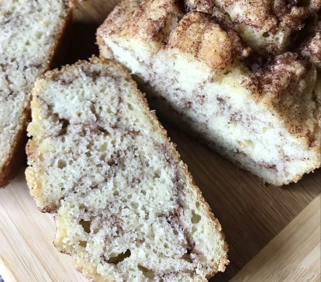Banana Nut Cinnamon Swirl Bread
