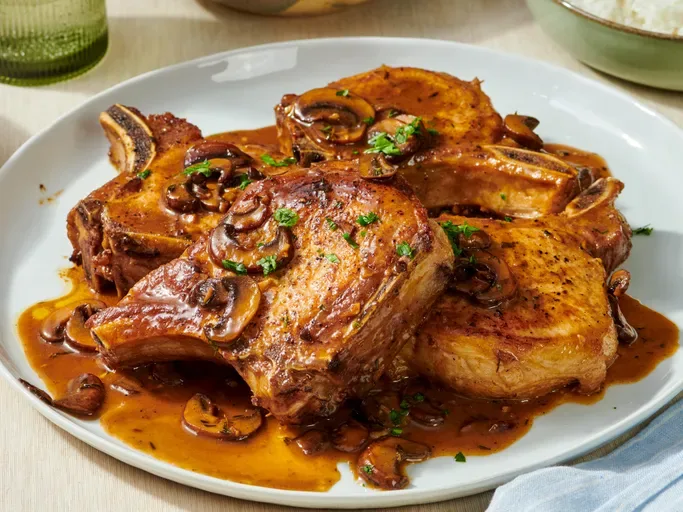 Bar-B-Q'd Pork Steaks