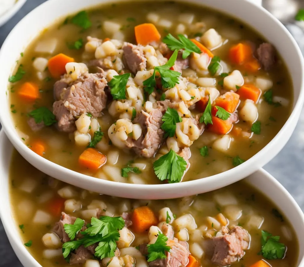 Barley and Ham soup