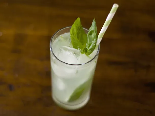 Basil and Lime Sorbet