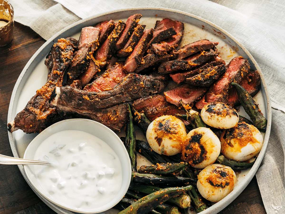 BBQ Rib Eye Steaks