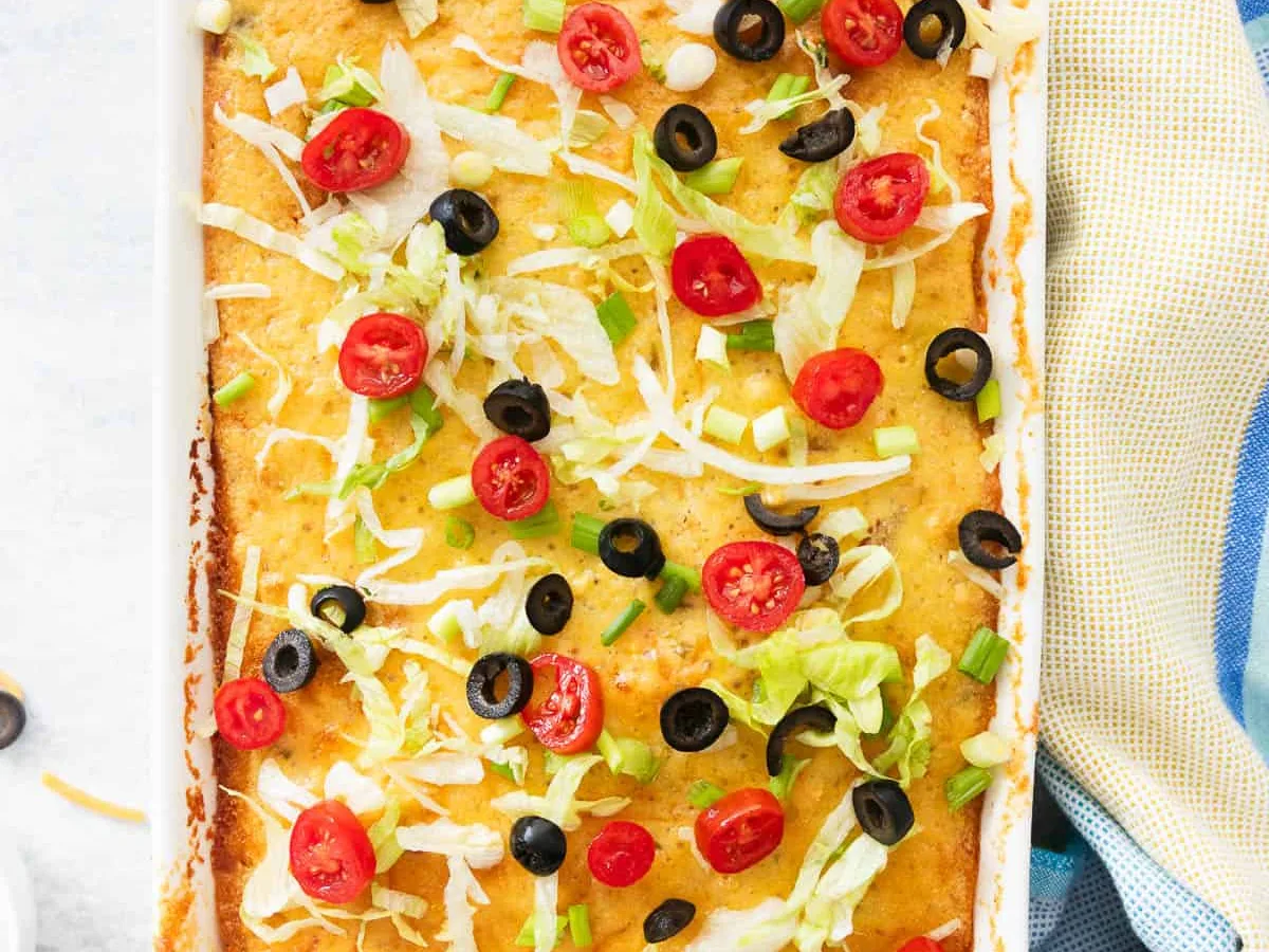 Bean & Cornbread Casserole