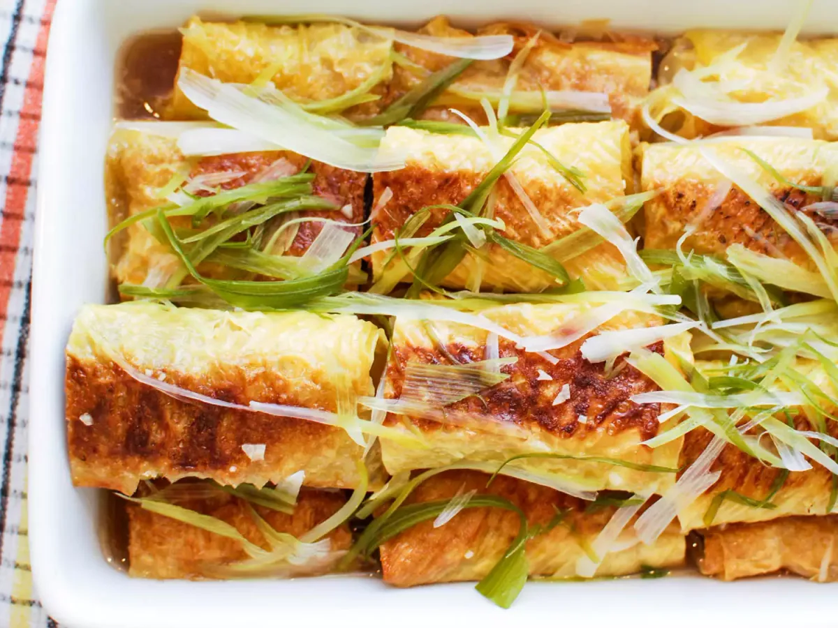 Bean Curd with Oyster Sauce