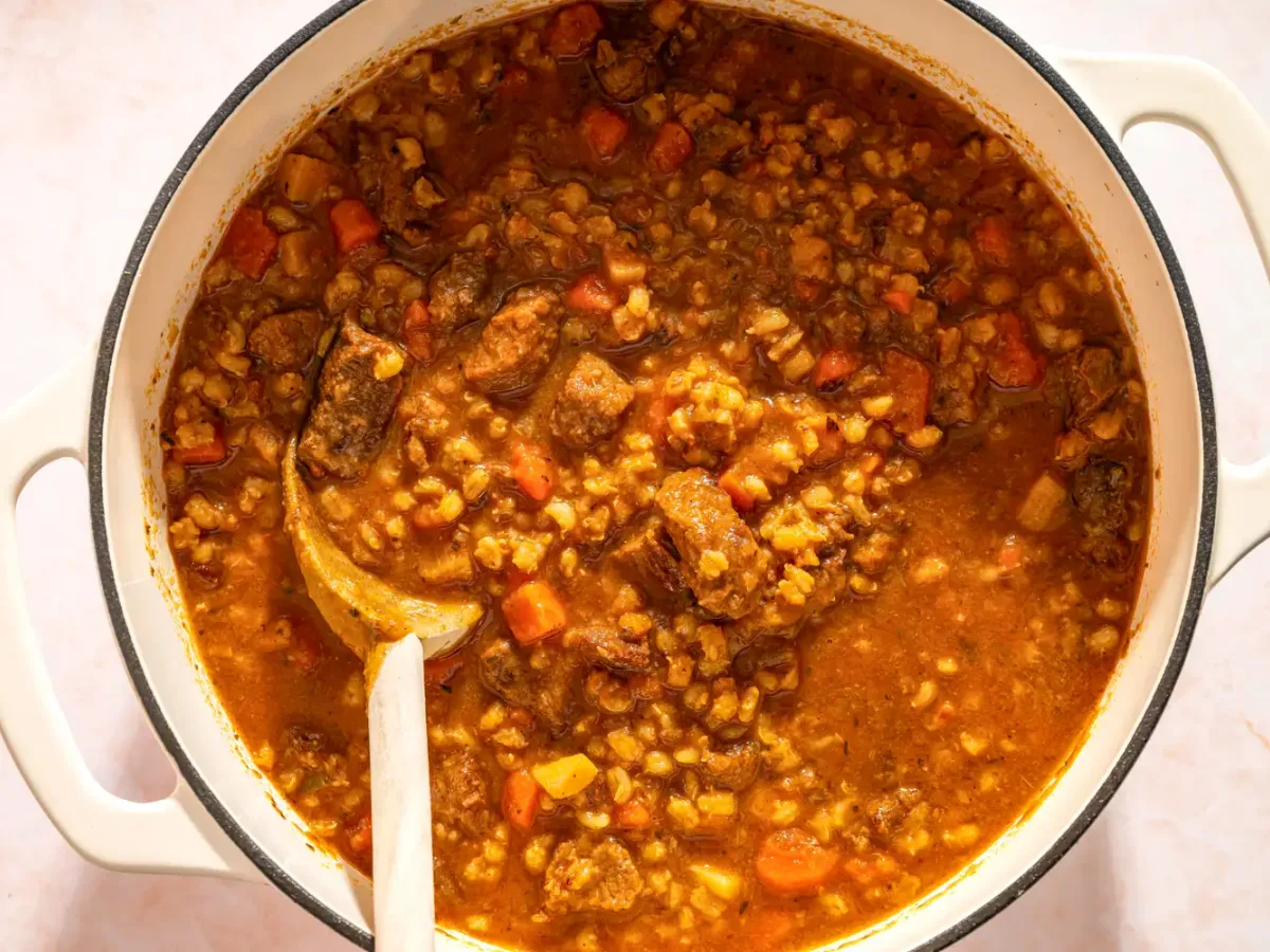 Beef Barley Soup In A Jar