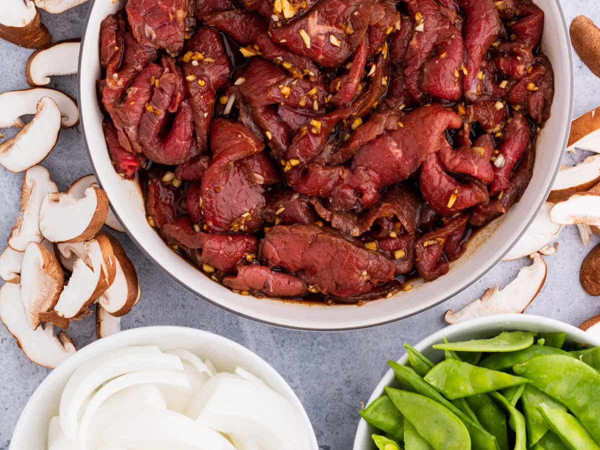 Beef with Pea Pods