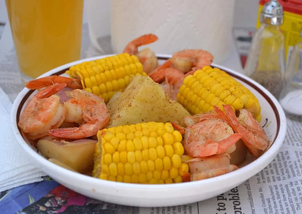 Beer-Boiled Shrimp