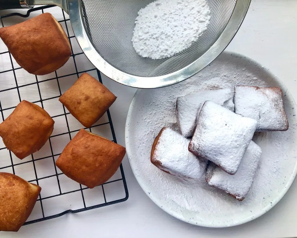 Beignets And Cafe Au Lait