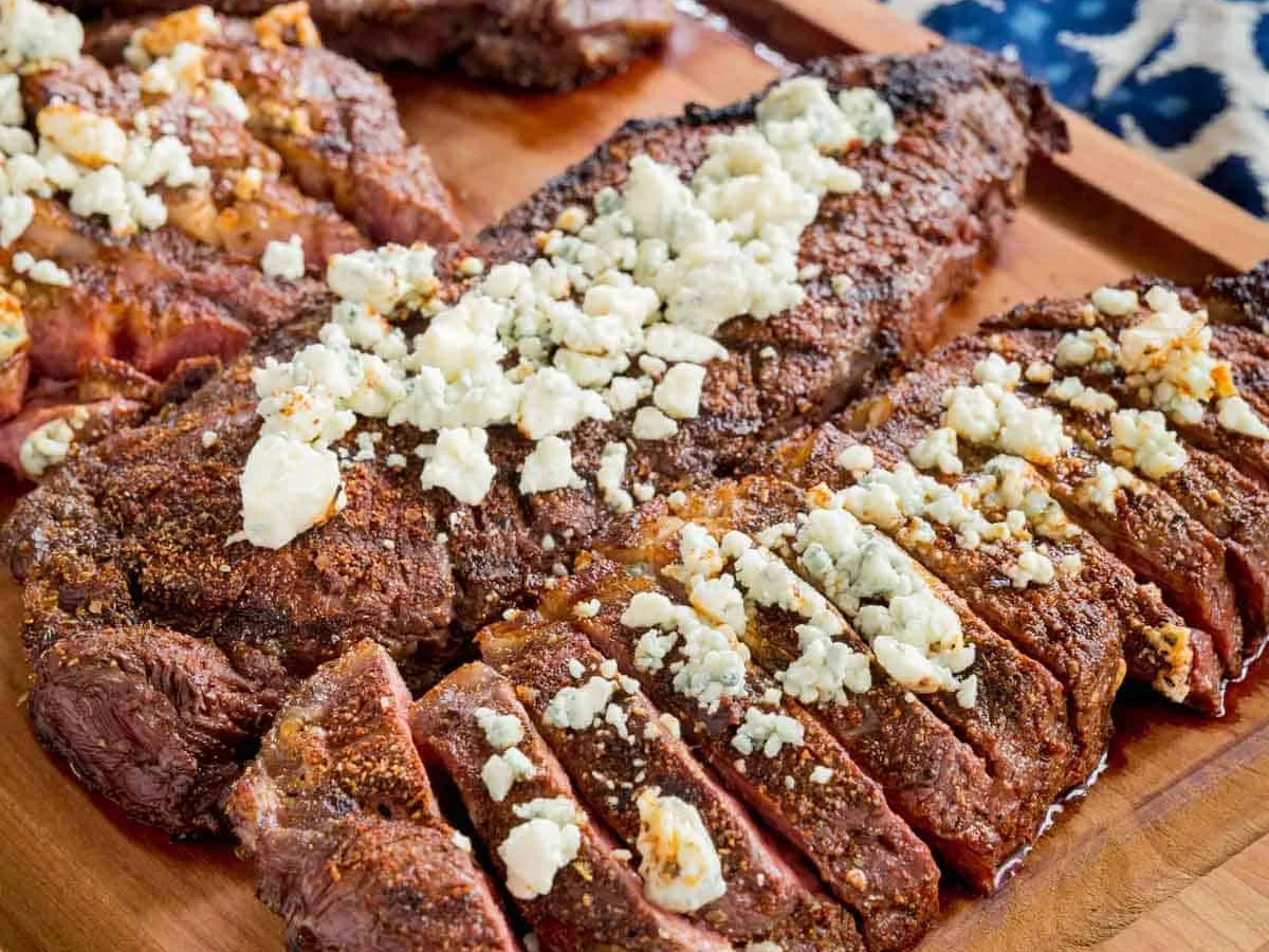 Black And Blue Steak