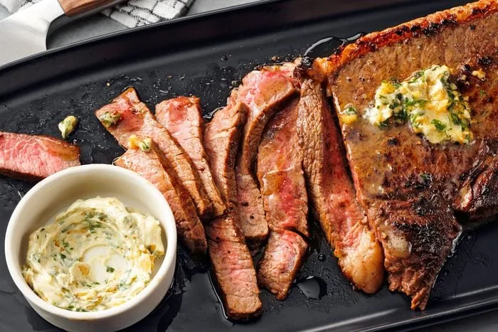 Black And Blue Steak