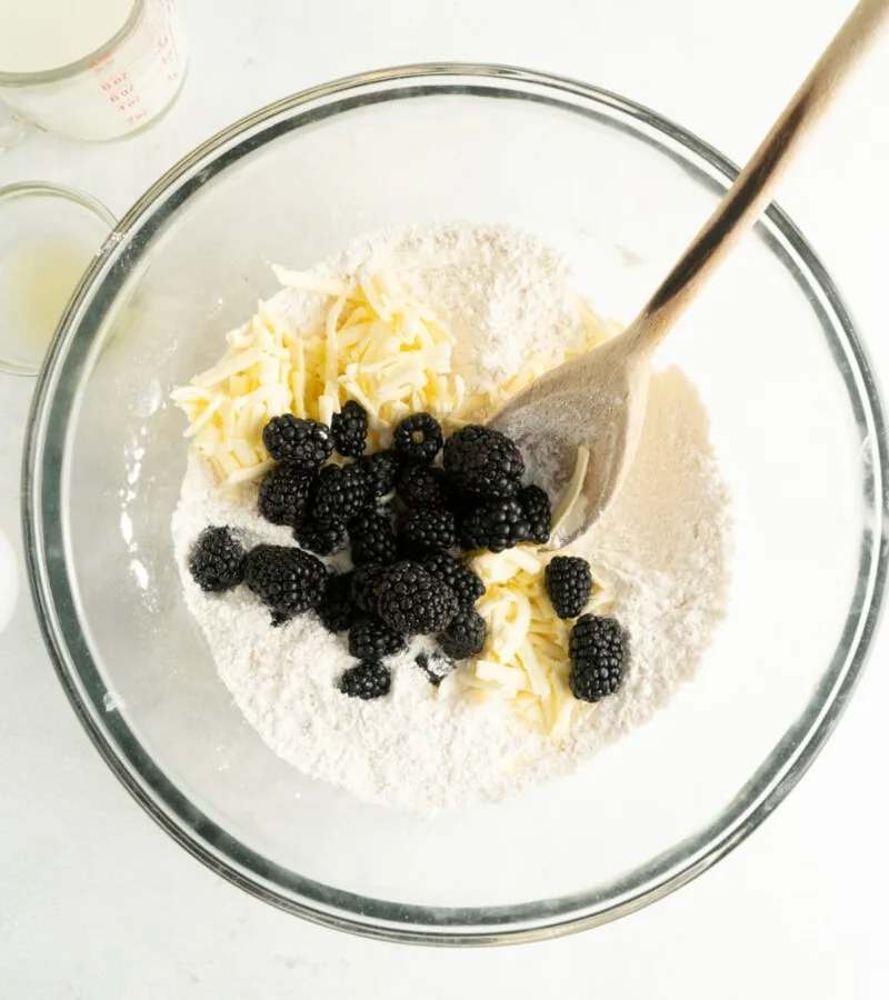 Blackberry Cream Scones