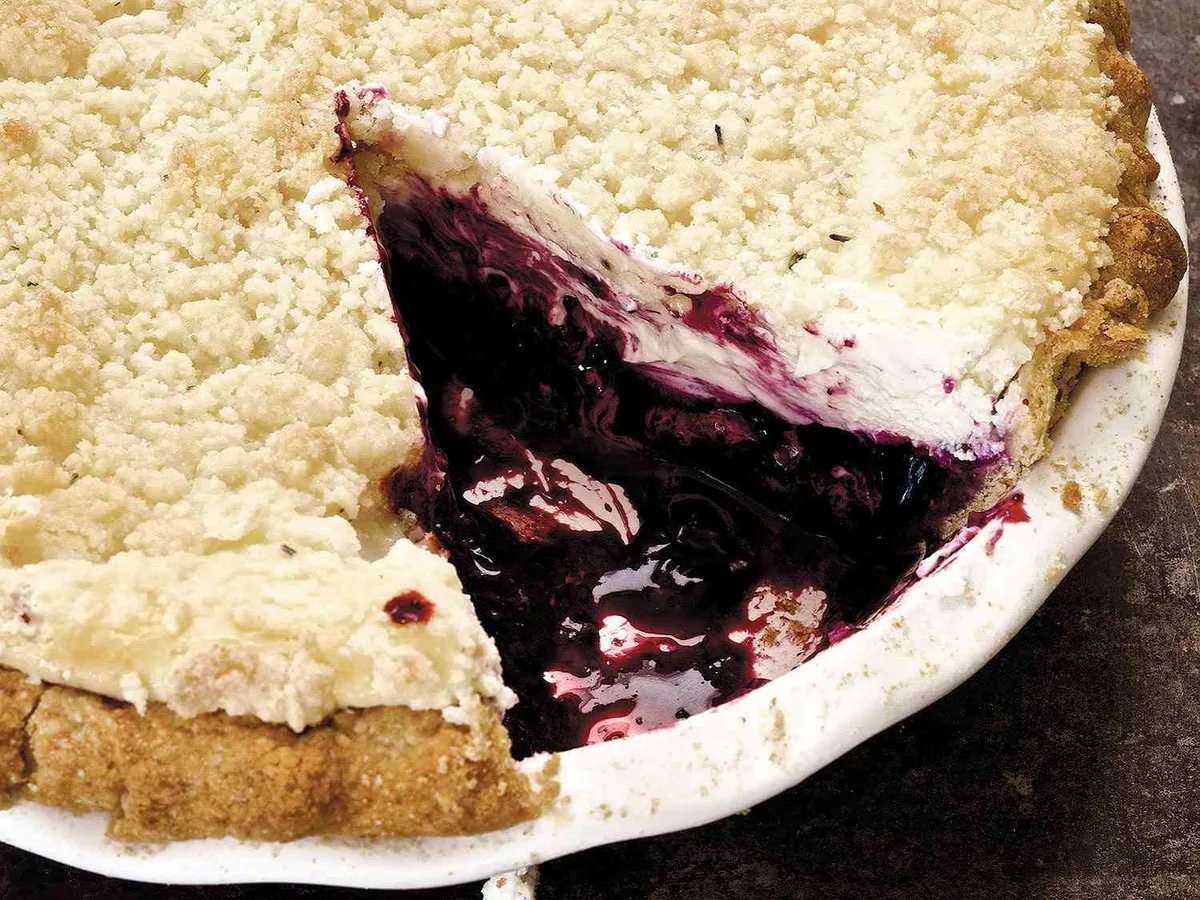 Blueberry Cheese Cake Pie