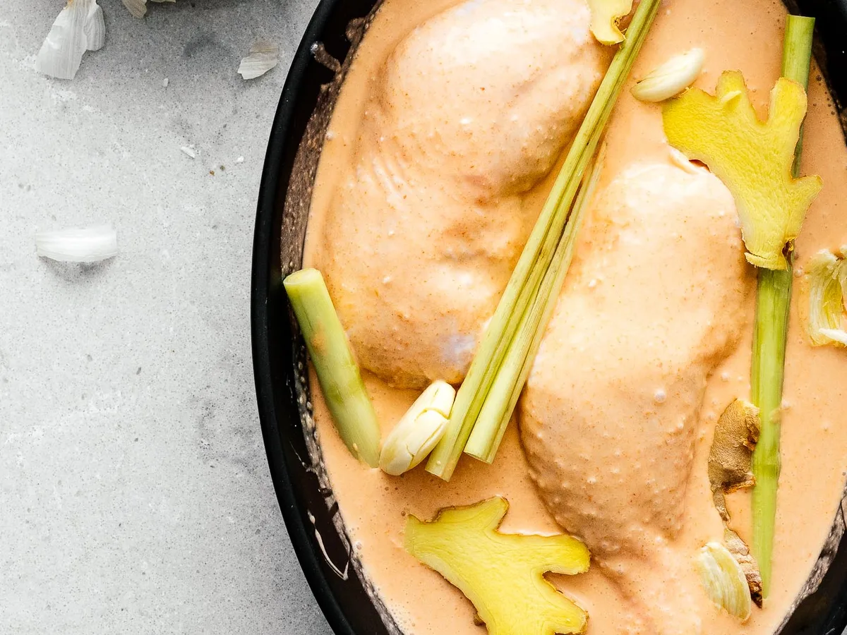 Braised Chicken Curry With Yams