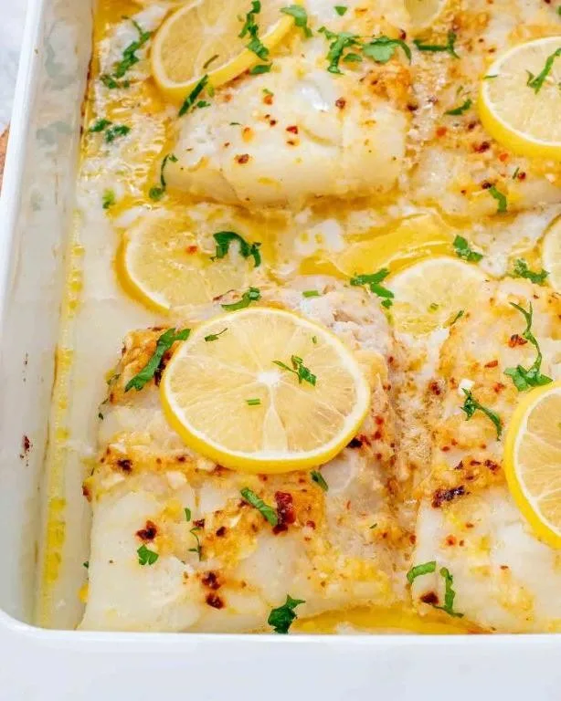 Breaded Scrod with Basil Mustard Sauce