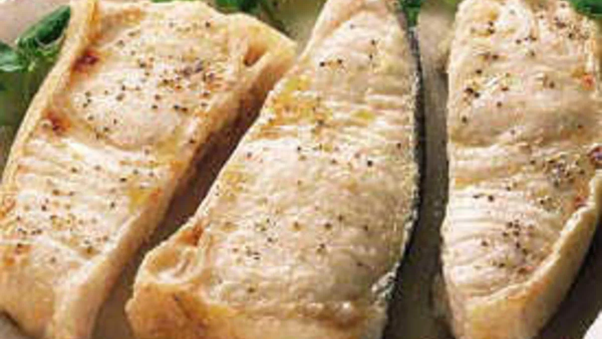 Broiled Fish Steak