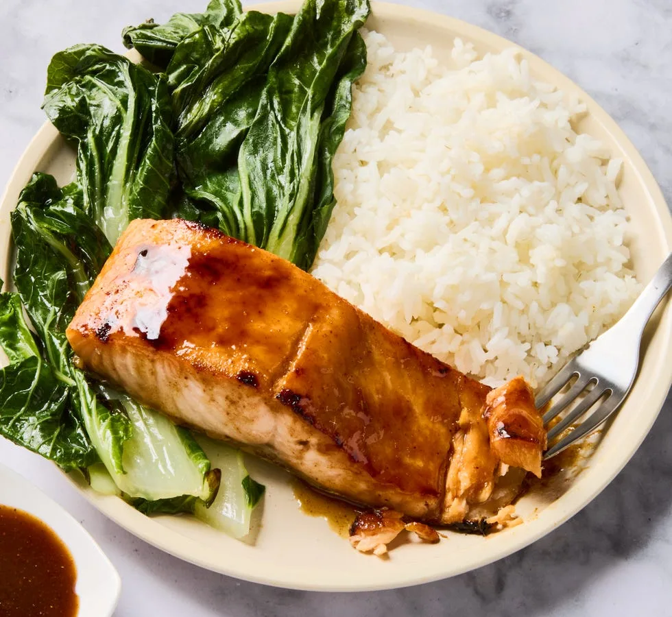 Broiled Salmon with Dijon Sauce
