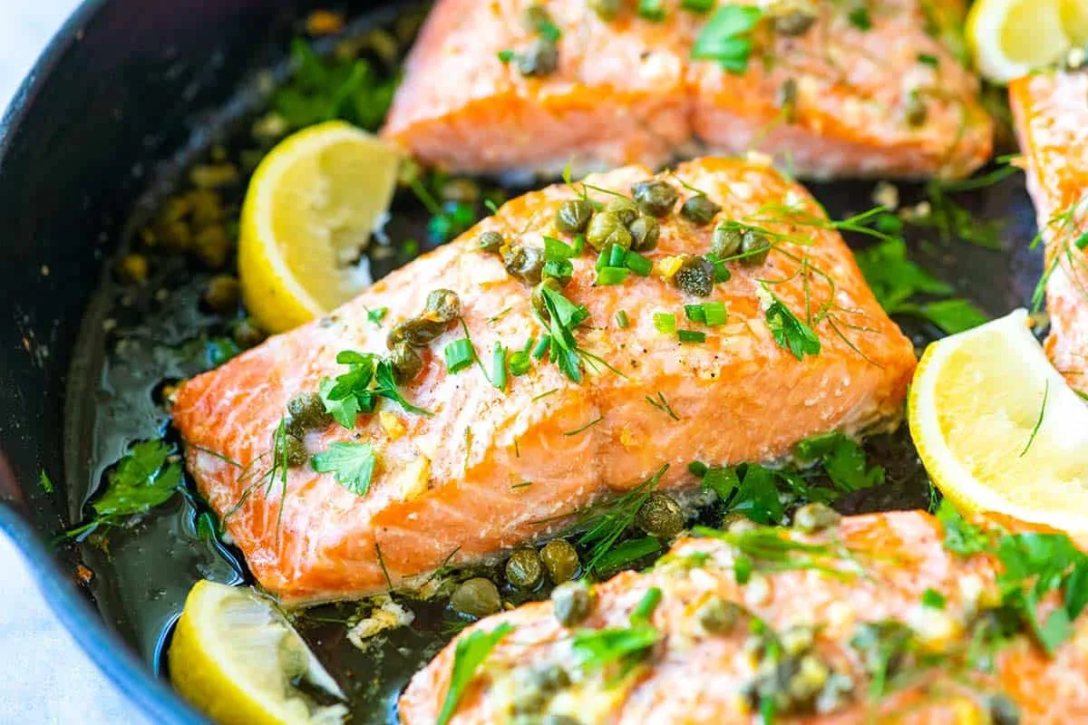 Butter Barbecued Salmon