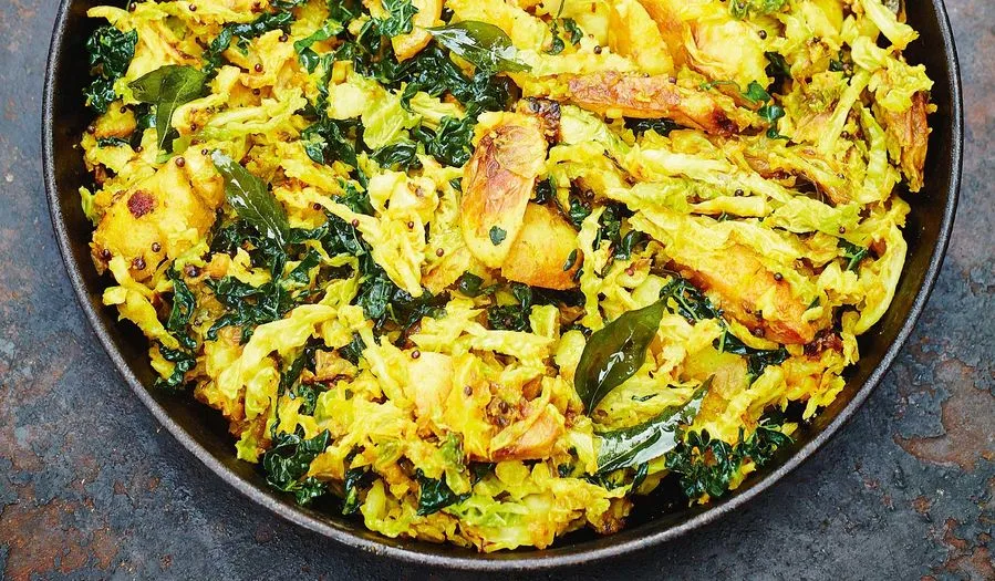 Cabbage & Mashed Potato Curry