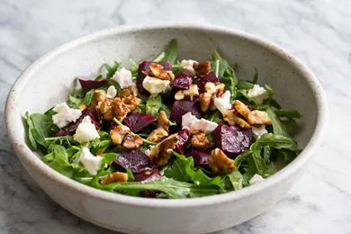 Caesar Salad with Roquefort & Walnuts