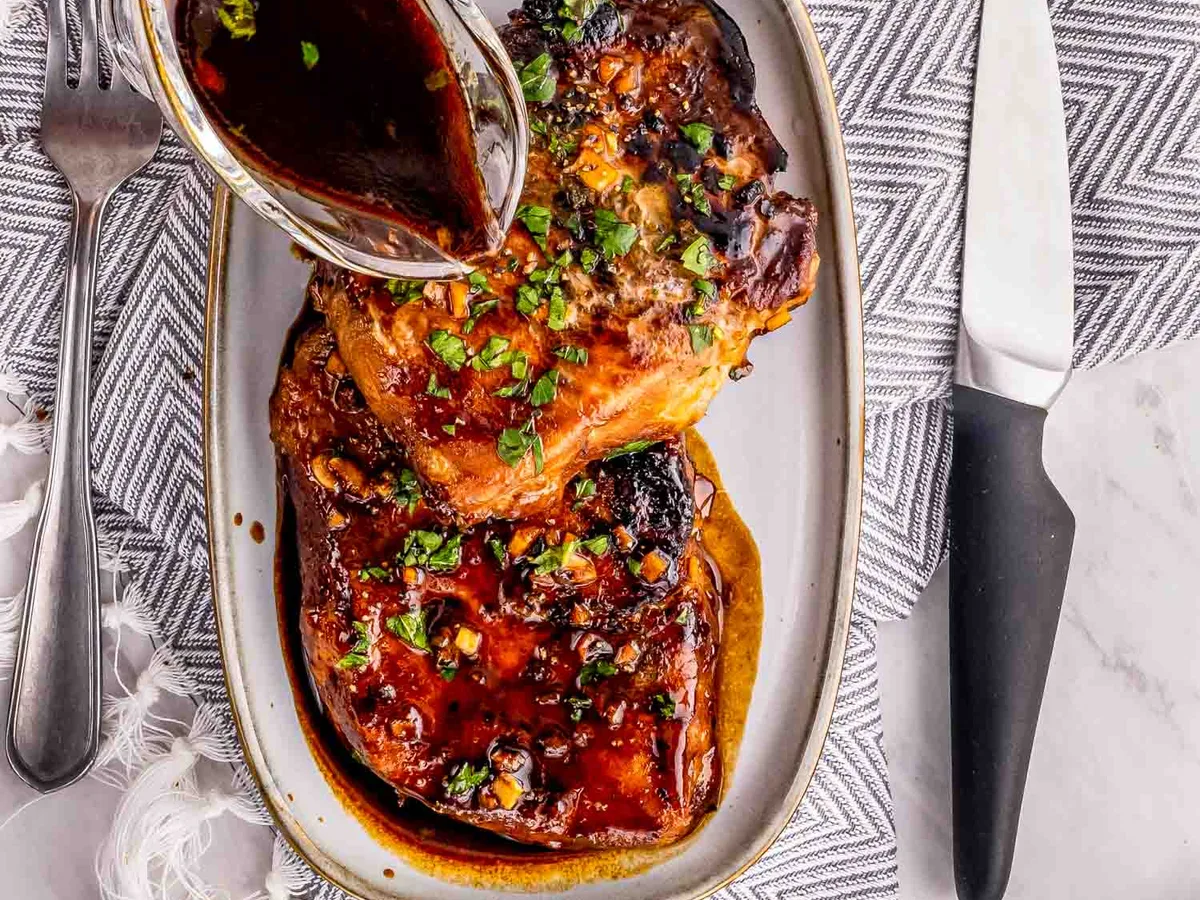 Cajunized Oriental Pork Chops