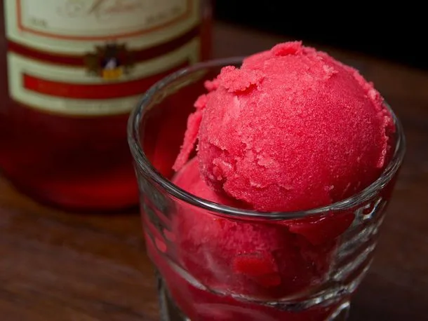 Campari and Passionfruit Sorbet