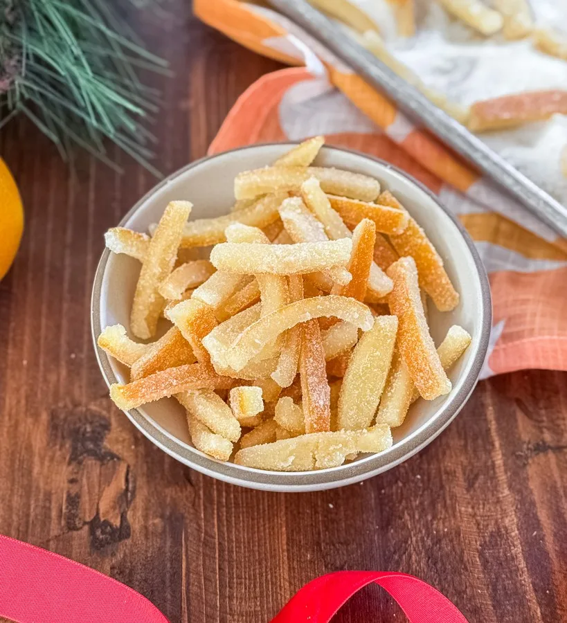 Candied Orange Rind Bread