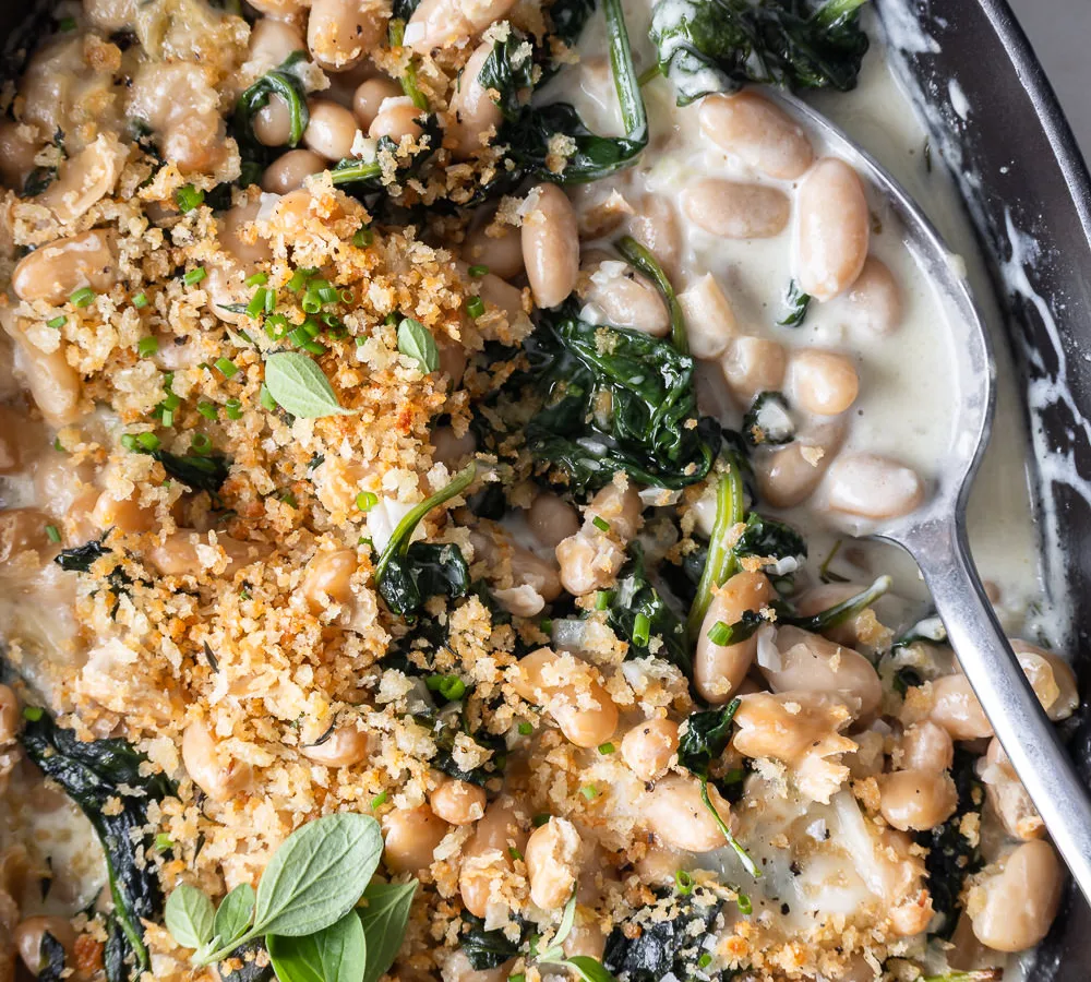 Cannellini Beans and Taste the difference Fougasse