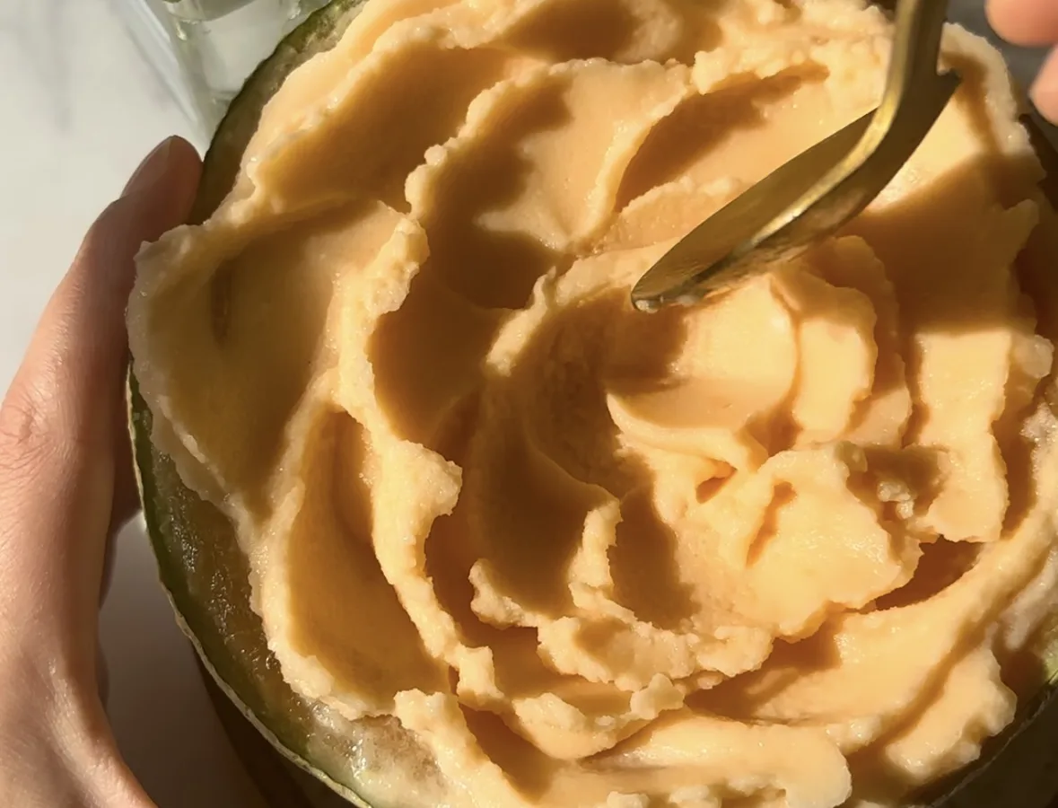 Cantaloupe Sherbet