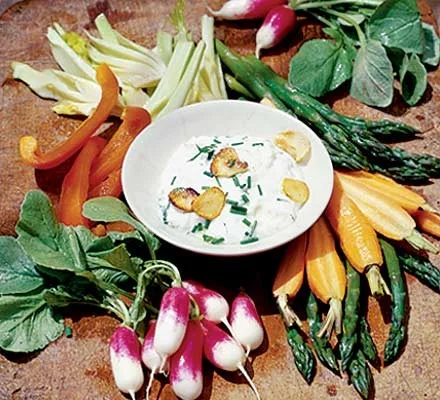 Caper and Garlic Vegetable Dip