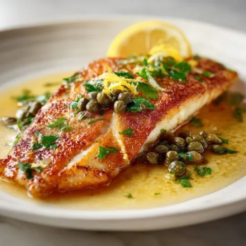 Capicola And Citrus Crusted Snapper