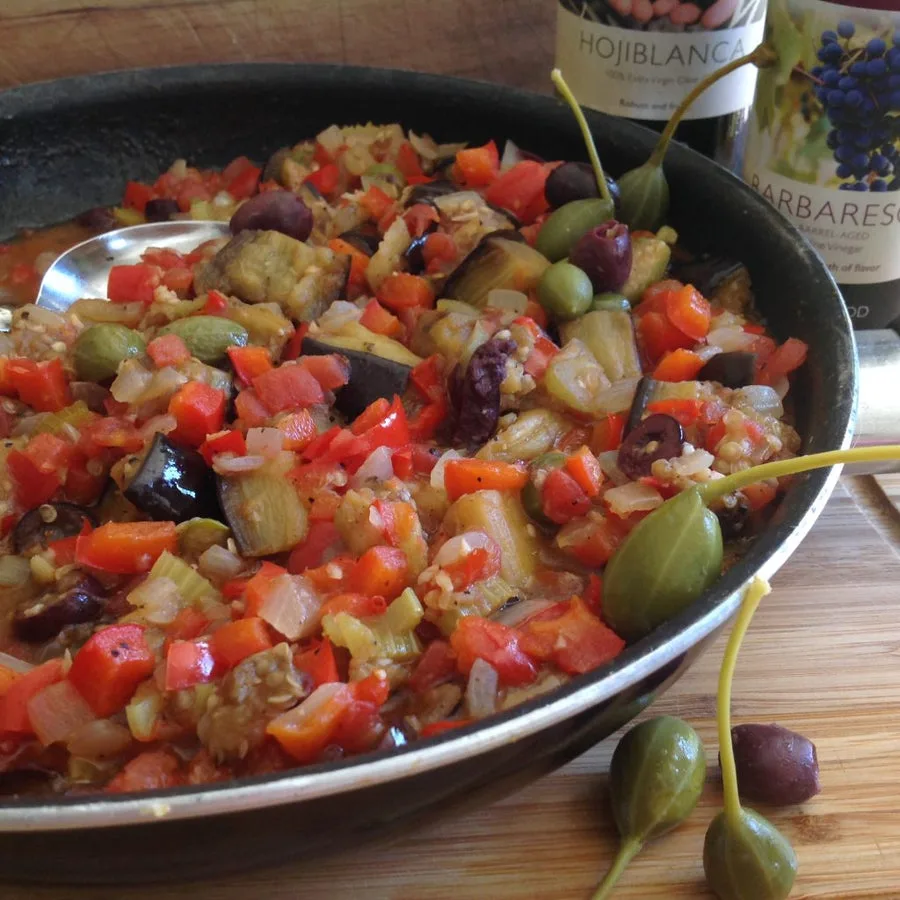 Capunatina (Sicilian Eggplant Relish)