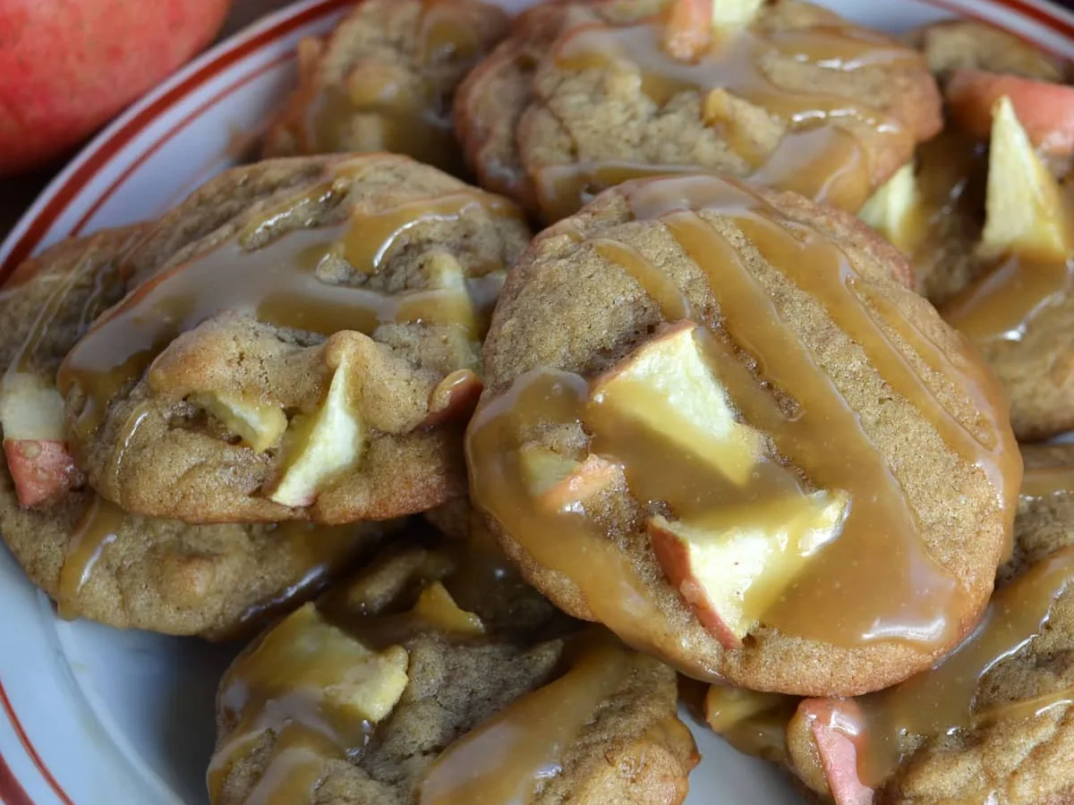 Caramel Apple Cookies