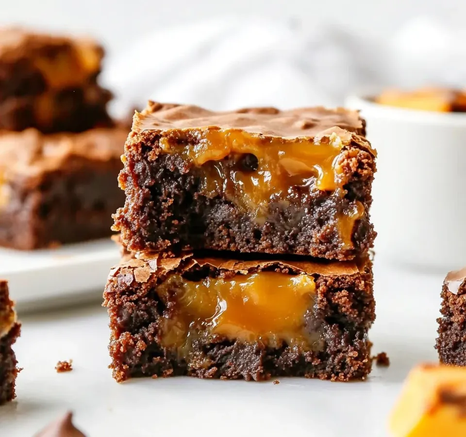 Caramel Nut Brownies