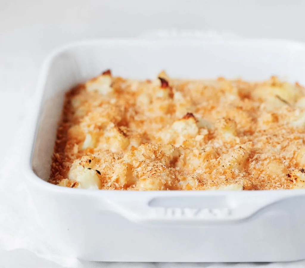 Cauliflower and Ham Gratin