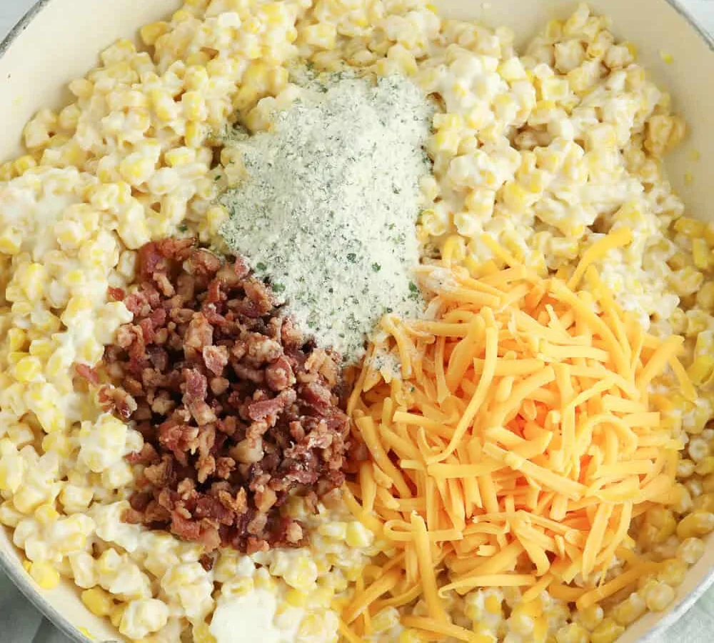 Cheddar Corn Casserole