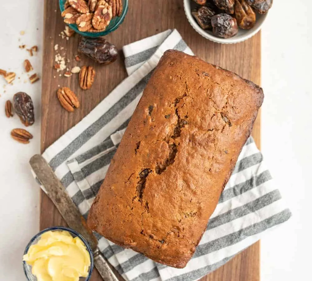 Cheddar Date Nut Loaf
